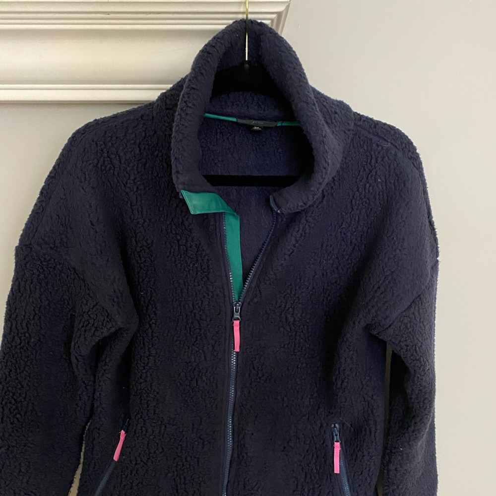 J Crew Sherpa jacket